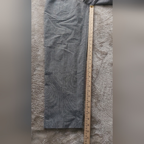 Vtg 80s Lee Riders Women's USA Houndstooth Pleated High Waisted Pants | 26x29.5 - Picture 9 of 13